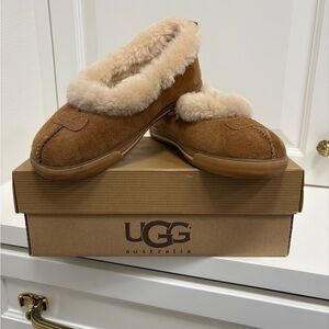 UGG Tan Sheepskin Rylan Slippers